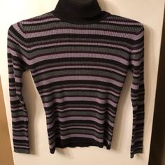 Soft And Comfortable. Accentuates Curves. Brand New Condition. Classy Look. Winter Purple Fitted Tops, Purple Tops For Fall Layering, Fitted Purple Winter Tops, Fitted Purple Tops For Winter, Trendy Purple Knit Tops, Fitted Fall Purple Tops, Purple Fitted Top For Fall, Fitted Purple Tops For Fall, Purple Knit Turtleneck Sweater