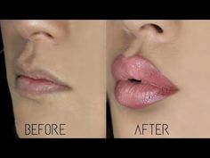 How To Apply Lip Liner For Fuller Lips, Lip Makeup Tutorial For Small Lips, Pump Lips Naturally, Line Lips To Look Fuller, Lipstick Tutorial For Small Lips, Lip Lining For Fuller Lips, How To Make Small Lips Look Bigger, Make Small Lips Look Bigger, How To Make Lips Look Fuller