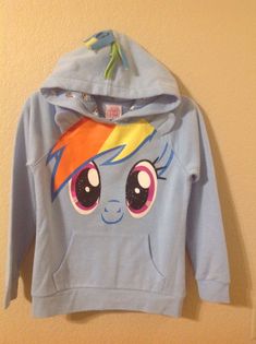 NEW MY LITTLE PONY AUTHENTIC Hoodie Jacket Sweater Girls XL(12/14), M(7/8), S(6/6X)  Fast shipping Mlp Clothes, Mlp Merch, Feeling Silly, Swag Era, My Little Pony Rainbow Dash, 2013 Swag Era, Boys Long Sleeve Shirts, Retro Jeans, Jacket Sweater