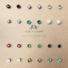 Birthstones www.chloeandisabel.com/boutique/mariarosazenk Daily Earrings, Multiple Ear Piercings, Chloe Isabel Jewelry, Huntsville Alabama, Ankle Jewelry, Stone Jewellery, Jewelry Tattoo, Basic Jewelry, Piercing Ideas