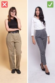 Flattering Pants For Pear Shape, Peer Body Outfit, Pear Office Outfits, Pear Shaped Mid Size Outfits, Pear Shape Office Outfit, Dress Pants For Pear Shape, Business Casual For Pear Shape, Work Outfit Pear Shape, Pants For Petite Pear Shaped Women