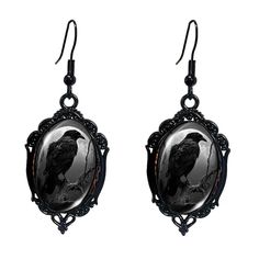 PRICES MAY VARY. Gothic Earrings:They are earrings crafted for halloween,designed with gothic style and dark style, it is the halloween jewelry for women. festival costumes,suit for lady,princess,vampires,fancy,witch,bat,cat cosplay. They are designed for daily life and everyday wear. Size Information:Bat size:6.3cm*3.7cm This raven pendent necklace chain length is 45+5cm,and weight is 18g,it is easy to wear and suitable for men and women. Material:Witch earrings is made of copper material,hard Victorian Bat Jewelry, Vampire Earrings, Dark Earrings, Goth Victorian, Earrings Goth, Earrings Punk, Witch Necklace, Victorian Earrings, Goth Earrings