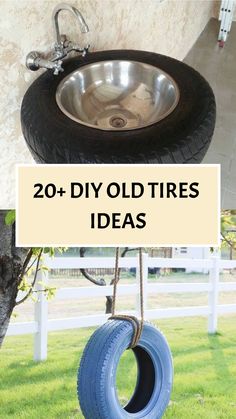 [object Object] Old Tires Ideas, Repurpose Old Tires, Tire Ottoman, Tires Ideas, Tire Chair