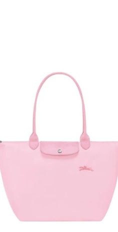 Longchamp - Large Le Pliage Shoulder Tote in Pink at Nordstrom School Bag Essentials Aesthetic, Pink Longchamp Bag, Gym Princess, Longchamp Tote Bag, Better Everyday, Jouer Cosmetics, Longchamp Tote, Girly Pop, School Bag Essentials