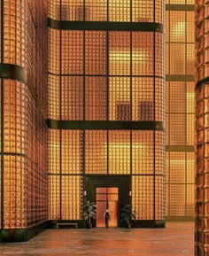 an image of a very large building that is made out of glass blocks