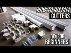 how to install gutters with diy for beginners