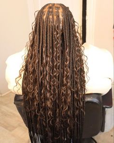 Black And Brown Goddess Braids, Braid Colours, Braids Ideas, Cute Braided Hairstyles, Hairstyle Inspo, Braids Hairstyles Pictures, Holiday Hair, Cute Box Braids Hairstyles