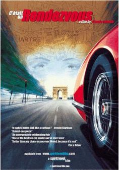 a movie poster for the film road to rome, with an image of a car driving down