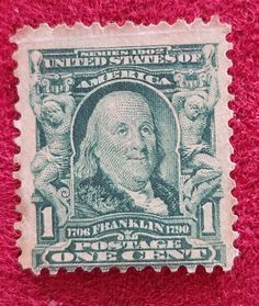 Ben franklin 1903 unused stamp in very good condition. Stamp Auctions, Free Cross Stitch Charts, Intricate Tattoo, Old Stamps, Ben Franklin, Rare Stamps, Expressive Art, Vintage Stamps, Free Cross Stitch