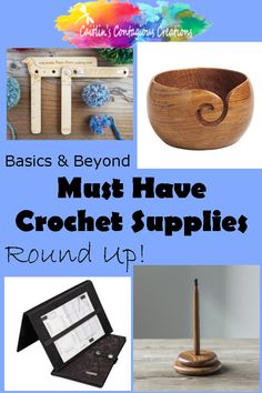 the words must have crochet supplies round up