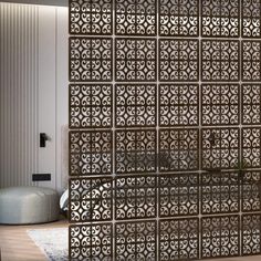 Hanging Room Divider Screen - Set of 12 panels Stylish and multifunctional panels will help to create your room or make an induvidual space. Can be also used as fantastic wall decor. Combine two or more designs of screens and create your individual style. ✅Please measure your space before ordering 📍DIMENSIONS: The size for one panel is: ✔11.4inches x 11.4inches " /29 x 29 cm ✔This listing is for the set of 12 panels. ✔Panel thickness - 0.16 inches / 4 mm. ✔The distance between each panel is about 1 cm. Panels are made of baltic birch plywood  Please see all panels design: https://etsy.me/3c70xeQ ✅EASY TO INSTALL: Every order includes an instruction for installation. Template for hooks and all mounting hardwares are included. SHIPPING:🌍 All orders ship via Express delivery. So it takes 3- Wooden Wall Partition, Hanging Partition, Panel Divider, Panels Design, Hanging Room Divider, Hanging Room Dividers, Wall Partition, Wood Curtain, Separating Rooms