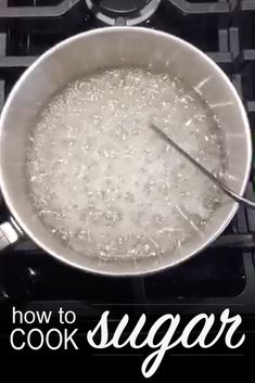 how to cook sugar in a skillet on the stove