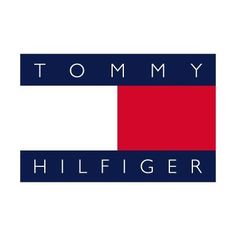 tommy hilfiger's logo is shown in red, white, and blue