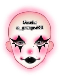 Punk Clown, Goth Eye Makeup, Holloween Makeup, Creepy Makeup, Vampire Bride, Makeup Drawing, Halloween Makeup Pretty