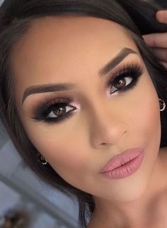 Eyes Ideas, Wedding Hairstyles And Makeup, Wedding Makeup For Brown Eyes, Best Wedding Makeup, Makeup Tip, Wedding Day Makeup, Beauty Make-up, Wedding Makeup Looks, Braut Make-up