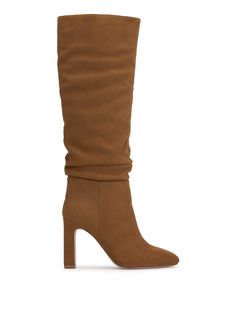 Minerva Knee High Boot in Tuscan Tan – Jessica Simpson Slouched Boots, Jessica Simpson, Knee High Boots, Faux Suede, Knee High, Heel Height, Product Description, Boots, Heels