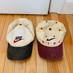 Vintage 80s 90s 1980s 1990s Baseball Nike Caps Hats Cap Hat Selling "As-Is" Vintage Condition Nike Caps, 80s Hats, Nike Cap, Nike Accessories, Accessories Vintage, Baseball Caps, Vintage Accessories, Men's Nike, Baseball Cap