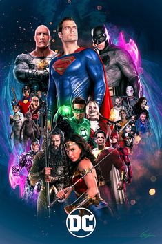 the poster for dc's upcoming tv series