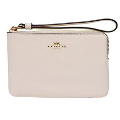 This Coach Wallet Is A Stylish Addition To Any Wardrobe. The White Leather Material Gives It A Classic Look That Is Perfect For Any Occasion. The Zip-Around Style And Attached Strap Make It Easy To Carry And Keep Your Belongings Organized. With A Solid Pattern And Accents Like A Strap, This Wallet Is Both Functional And Fashionable. It Measures 4 Inches In Length And 6.25 Inches In Width, Making It The Perfect Size For All Your Essentials. The Wallet Is Not Only Made In China But Also Has No Vin Coach Wallet, Solid Pattern, Leather Material, Wallets For Women, Coach Bags, Classic Looks, White Leather, The White, Leather Wallet