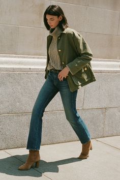 Cotton Twill Jacket, Elegante Casual, Nili Lotan, 2022 Fashion, 가을 패션, Looks Style