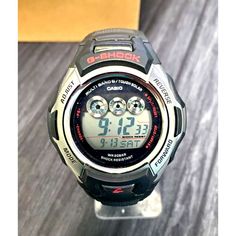 Casio Gwm500a-1 G Shock Black Chrono Sport Men's Watch Clean Like New Please Look At All Photos And Ask Questions Before Bidding. Casio Gshock, G Shock Black, Casio G Shock Watches, G Shock Watches, Casio G Shock, G Shock, Sport Man, Wristwatch Men, Wrist Watches