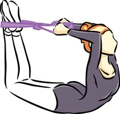 a woman doing exercises with an exercise band