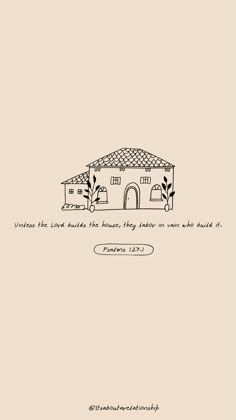 a drawing of a house with the words, i can't wait for someone to leave