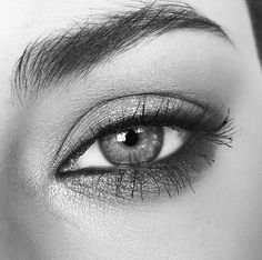 a woman's eye with long lashes