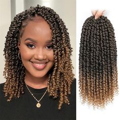 Crochet Passion Twist, Pre Looped Crochet Hair, Passion Twist Crochet, Crochet Styles, Twist Braid