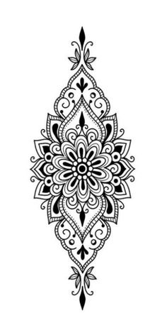 a black and white drawing of an ornate design on a white background, with the word's name below it