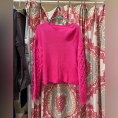 Shein Brand Never Worn Size Small! Shein Sweater, Pink Sweater, Colorful Sweaters, Sweaters For Women, Pink, Women Shopping, Color