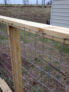 Welded Wire Mesh On Wood Panels Dog Fence Goat Fence, Diy Dog Fence, Goat Ideas, Goat Shelter, Goat Pen, Pygmy Goats, Goat House, Goat Care, Goat Barn