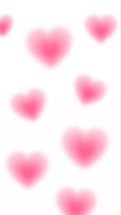 many pink hearts are arranged in the shape of heart shapes