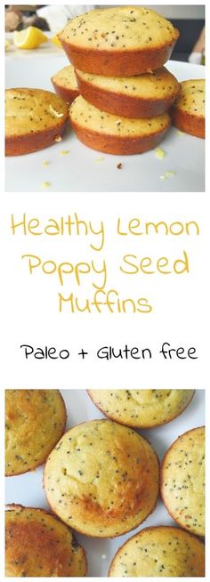 the recipe for healthy lemon poppy seed muffins