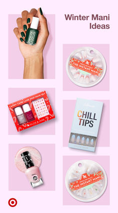 Keep your December nails simple yet festive with these trending hues. Instant press-ons or gel nail polish—choose your pick for a quick at-home mani. P.S. Add cute Christmas-themed stickers to bring a little extra holiday magic. December Nails, Nails Simple, Press Ons, Holiday Magic, Gel Nail, Gel Nail Polish, Makeup Nails, Christmas Themes, Gel Nails