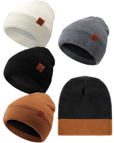 PRICES MAY VARY. Multicolor: there are 4 pieces of winter fleece lined hats you can get, coming with 4 different colors, allowing you to choose as you like, to match with your clothes easily, convenient to use Fleece Lined: the winter hat comes with the fleece line, which is warm and soft for you to wear, can keep your head warm in the cold weather, and they are light, convenient for you to wear for a long time, won't make you uncomfortable Long Time Usage: the winter hats for women are made of Winter Beanies For Women, Beanie Hats For Women, Winter Hats For Women, Winter Beanie, Winter Knits, Winter Hat, Knitting Materials, Beanie Hats, Hats For Women