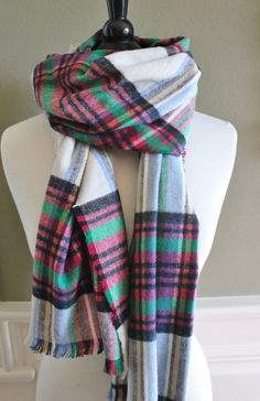 Tan Tartan Plaid Flannel Blanket Scarves Casual Plaid Scarves For Cold Weather, Cotton Scarves For Fall, Scottish Plaid Winter Scarf, Arm Knitting Scarf, Flannel Scarf, Flannel Scarves, Picture Blanket, Blanket Scarves, Small Blankets