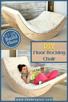 the diy floor rocking chair is easy to make and looks great for any child's room