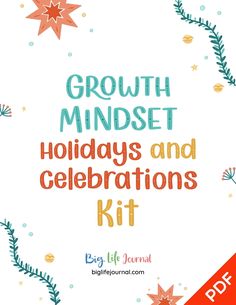 the growth mindset holidays and celebrations kit