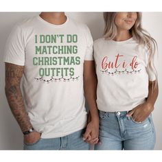 Matching Couple Sweatshirts, Couples Christmas Sweaters, Matching Christmas Sweaters, Couple Sweatshirts, Christmas Shirts Funny, Matching Christmas Outfits, Funny Couple Shirts, Mistletoe Christmas, Matching Christmas Shirts