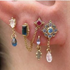 Earring Inspo, Body Jewelry Piercing, Pretty Jewellery