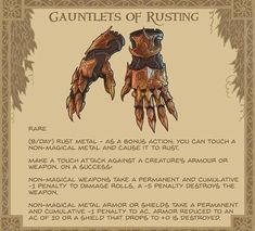 an image of two hands with the words gaunties of rusting