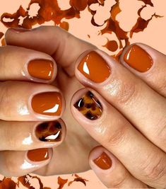 Her Nails, Fall Nail Art, Fall Nail Colors, Orange Nails, Autumn Nails, Fall Nail Designs, Fancy Nails