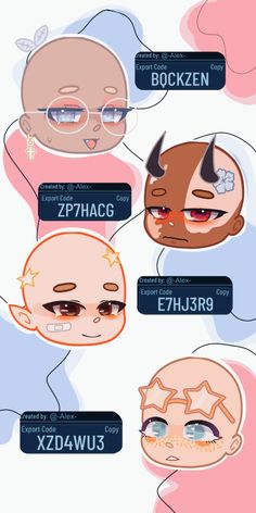 an info sheet with different types of facial expressions