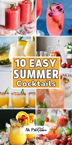 Looking for refreshing summer cocktail recipes that are easy to make for your summer party? Look no further! Our collection of summer cocktails, including sangria, margaritas, mojitos, and punch recipes, are perfect for entertaining a crowd. Whether you prefer tequila cocktails, vodka cocktails, or rum cocktails, we have something for everyone. For those who prefer non-alcoholic options, try our summer mocktails. So kick back, relax, and enjoy our fun and refreshing summer party drinks! Summer Cocktails For A Crowd, Fun Summer Cocktail Recipes, Beach Party Drinks, Popular Summer Cocktails, Summer Mixed Drinks, Fruity Summer Drinks, Cocktails For A Crowd, Summer Party Drink, Summer Mocktails