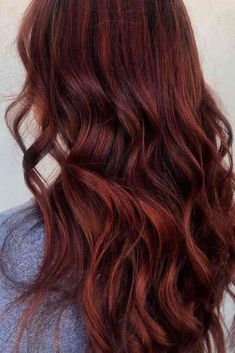 dark red hair color - Google Search Natural Dark Red Hair, Warm Red Hair, Auburn Red Hair, Deep Red Hair, Dark Red Hair Color, Red Hair With Highlights, Red Blonde Hair