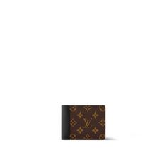 LOUIS VUITTON® - Multiple Wallet - Monogram Formal Rectangular Wallet With Logo, Designer Business Wallet With Logo, Designer Business Wallets With Logo, Classic Rectangular Wallet With Logo, Luxury Leather Wallets With Logo, Designer Rectangular Wallets With Logo, Elegant Bifold Wallet With Logo, Designer Logo Wallets For Formal Occasions, Luxury Wallets With Engraved Logo For Everyday Use