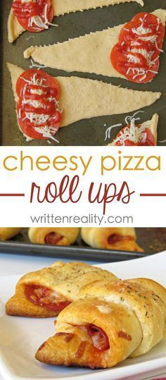 cheesey pizza roll ups are an easy appetizer to serve at parties or any party