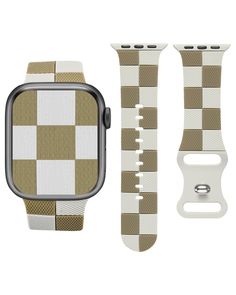 PRICES MAY VARY. Unique Design: Checkered apple watch band featuring a retro checkerboard crossroad design with exquisite craftsmanship and classic style. The 3D texture adds elegance and charm, inspired by ancient art and modern fashion, giving your watch a luxury look. Compatibility: The designer cute apple watch bands for women is compatible with Apple Watch Ultra 2/1, Series 10 9, 8, 7, 6, 5, 4, 3, 2, 1 and SE. 38/40/41mm bands works with 38mm, 40mm, 41mm and the Apple Watch 10 in 42mm. Sili Printable Apple Watch Band Template, Cute Apple Watch, Cute Apple Watch Bands, Brown Apple, Band Teacher, New Apple Watch, Teacher Apple, Watch Ultra, Apple Watch Series 3