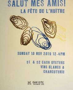 a poster with some writing on it that says salut mes amis la fete de l'nuite